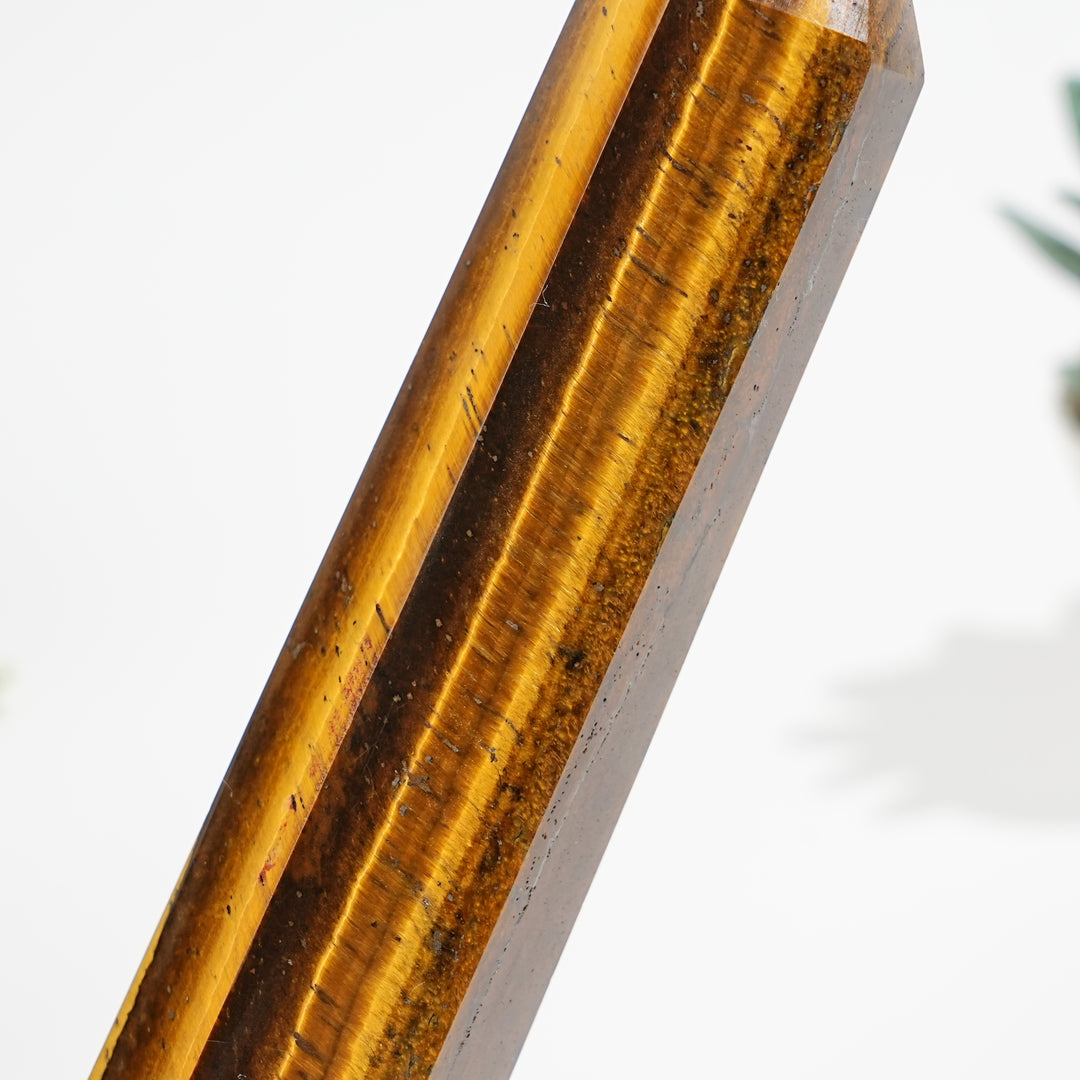 Natural Crystal Tiger Eye Point