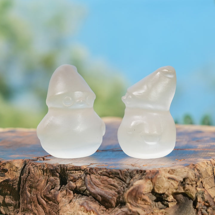 Natural Selenite Snowman