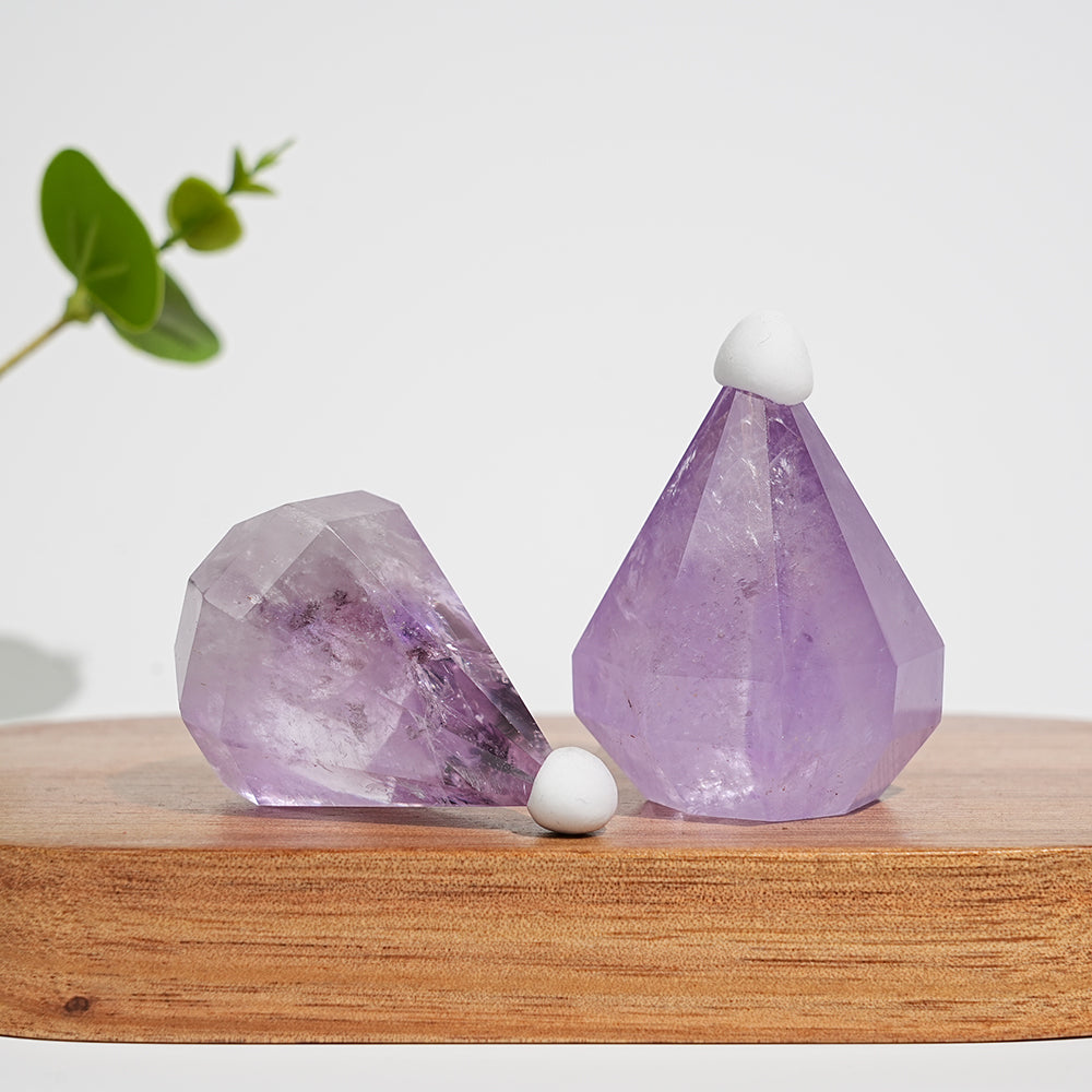Natural Crystal Amethyst Diamond