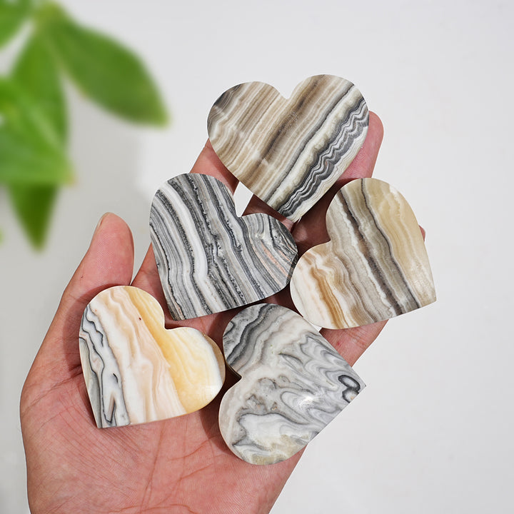 Natural Crystal Mexican Calcite Heart