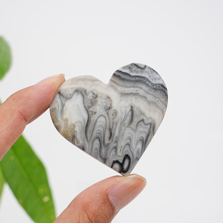 Natural Crystal Mexican Calcite Heart