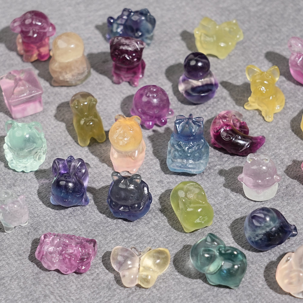 Mini Fluorite Carving Scoop