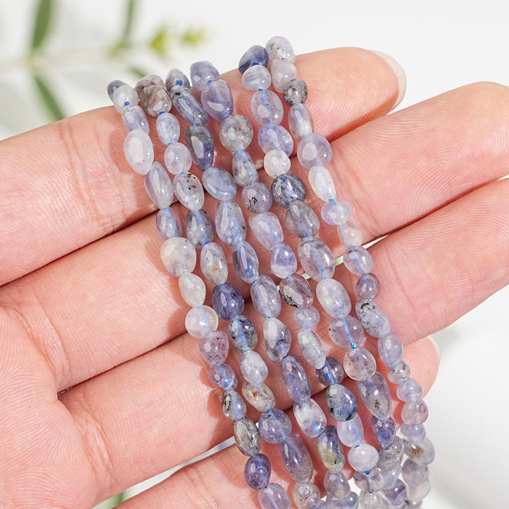 Natural Crystal Irregular Pebble Nugget Bead Strand