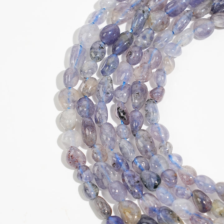 Natural Crystal Irregular Pebble Nugget Bead Strand