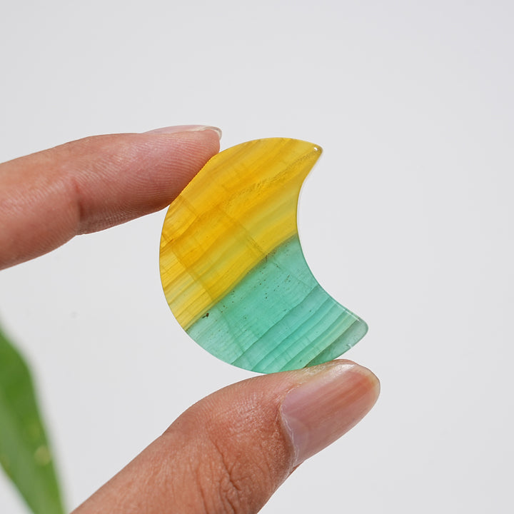 Natural Crystal Pineapple Fluorite Moon