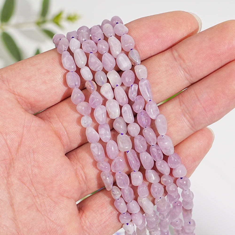 Natural Crystal Irregular Pebble Nugget Bead Strand