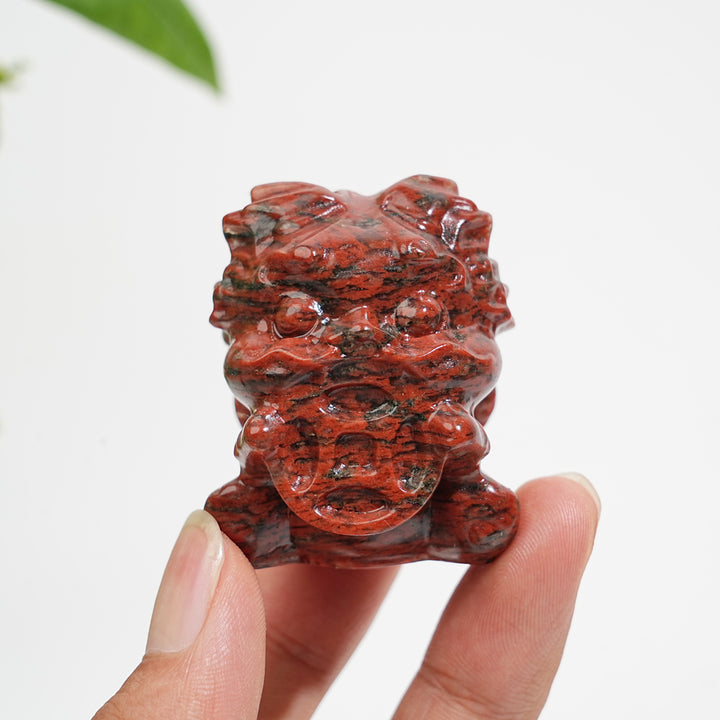Natural Crystal Fortune Lion Dance Carving