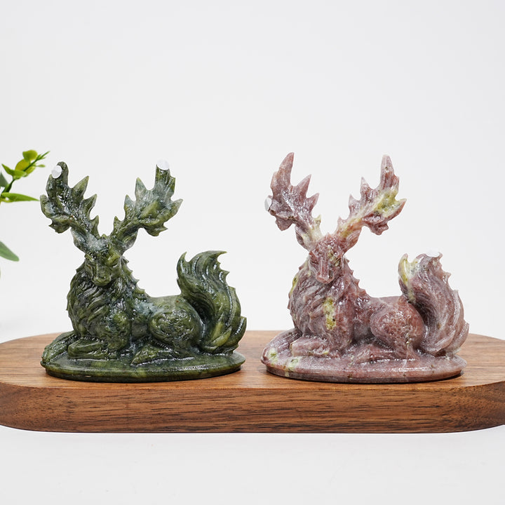 A Slightly Imperfect Natural Crystal Enchanted Deer