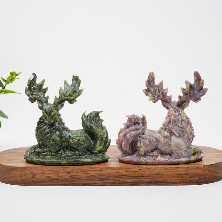 A Slightly Imperfect Natural Crystal Enchanted Deer