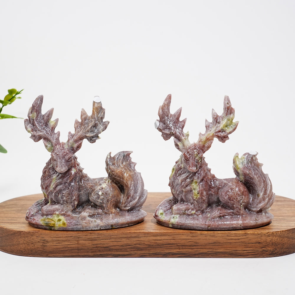 A Slightly Imperfect Natural Crystal Enchanted Deer