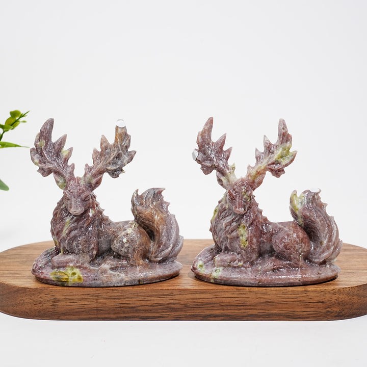 A Slightly Imperfect Natural Crystal Enchanted Deer