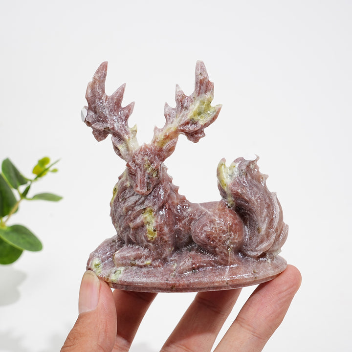 A Slightly Imperfect Natural Crystal Enchanted Deer