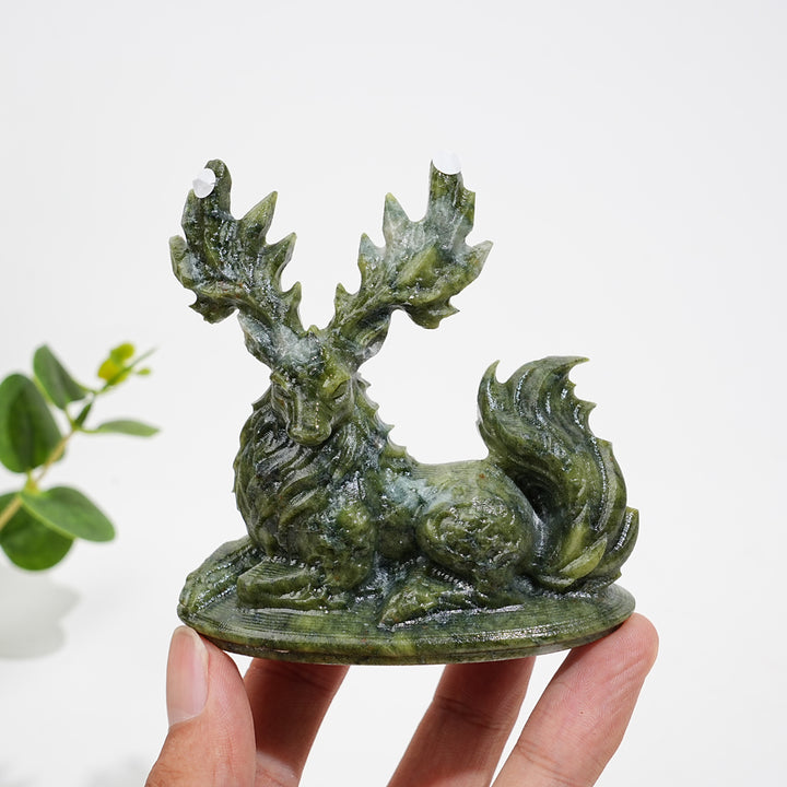 A Slightly Imperfect Natural Crystal Enchanted Deer