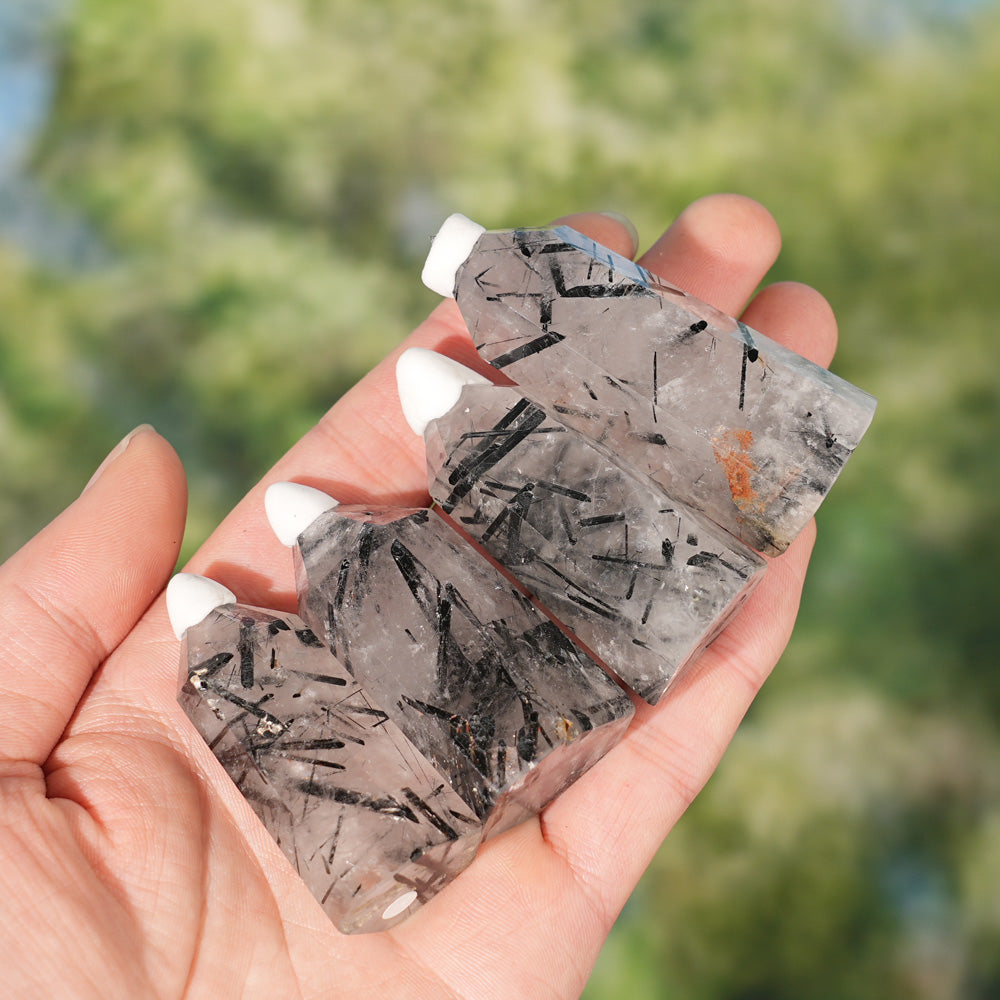 Natural Quartz Tourmaline Point
