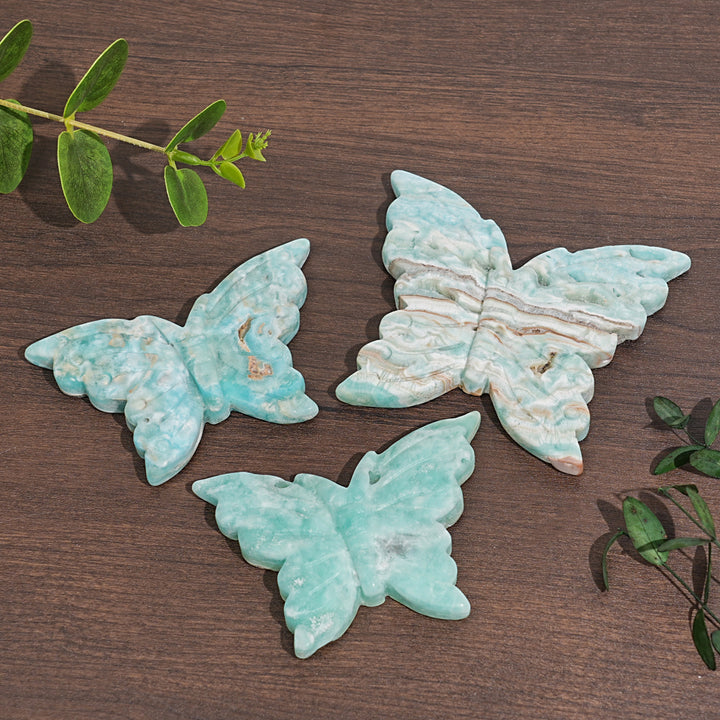 Natural Hemimorphite Butterfly