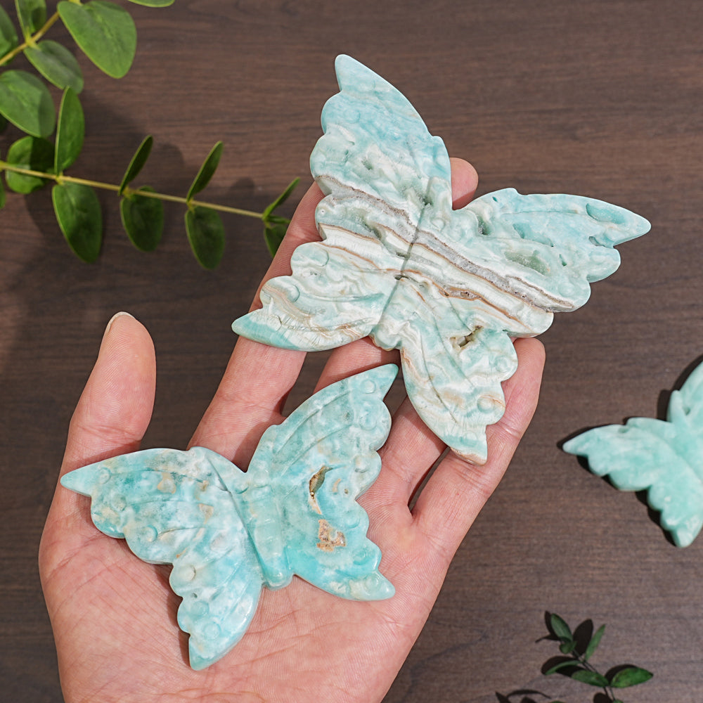 Natural Hemimorphite Butterfly