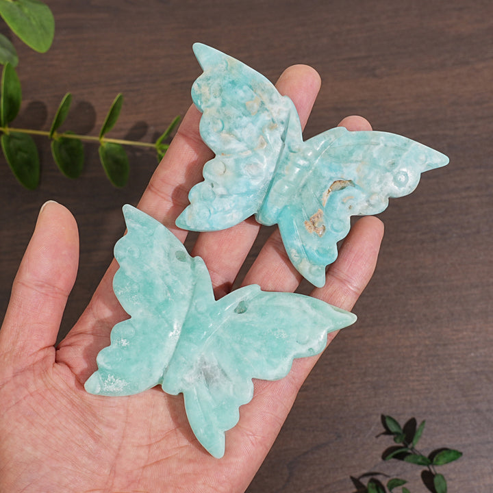 Natural Hemimorphite Butterfly