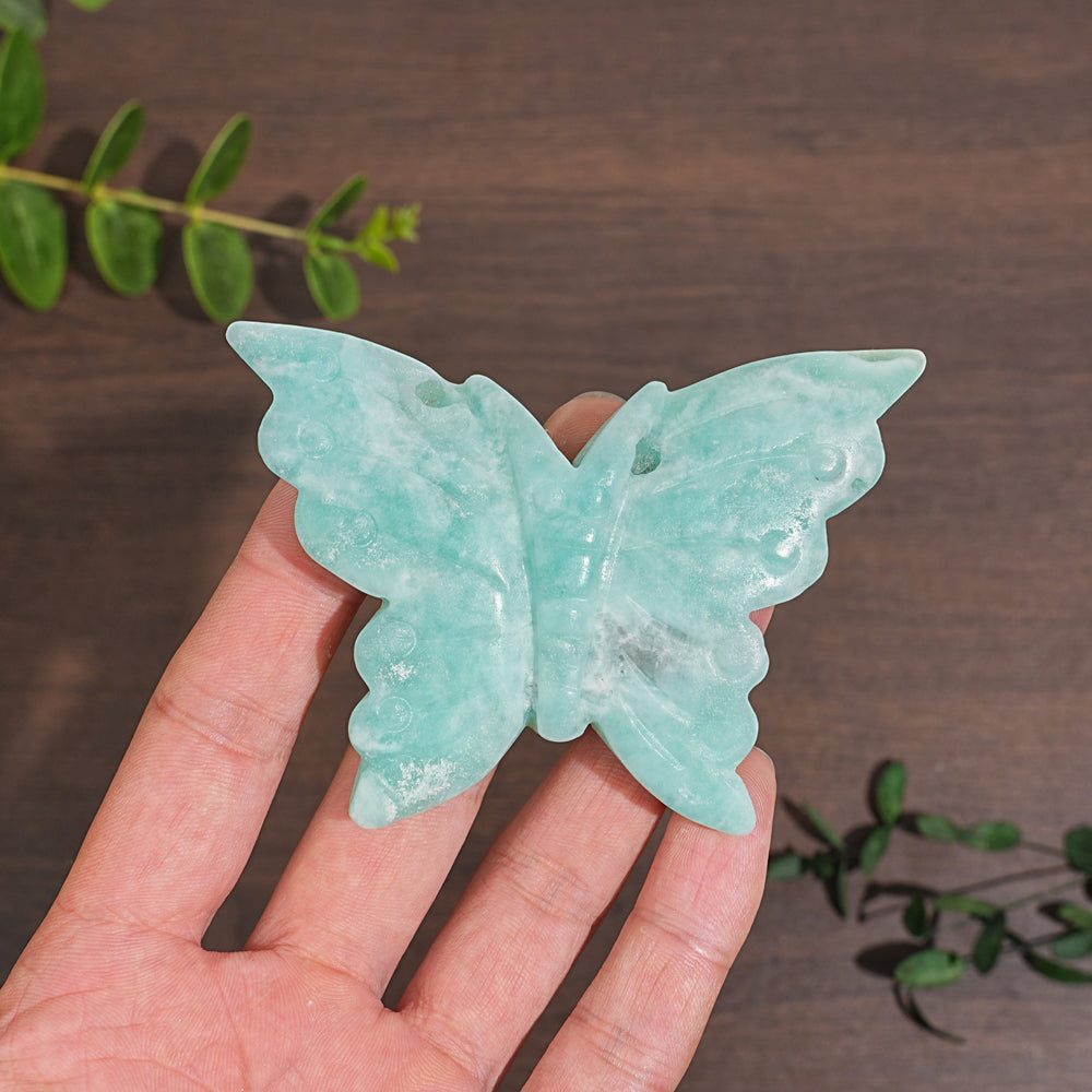 Natural Hemimorphite Butterfly