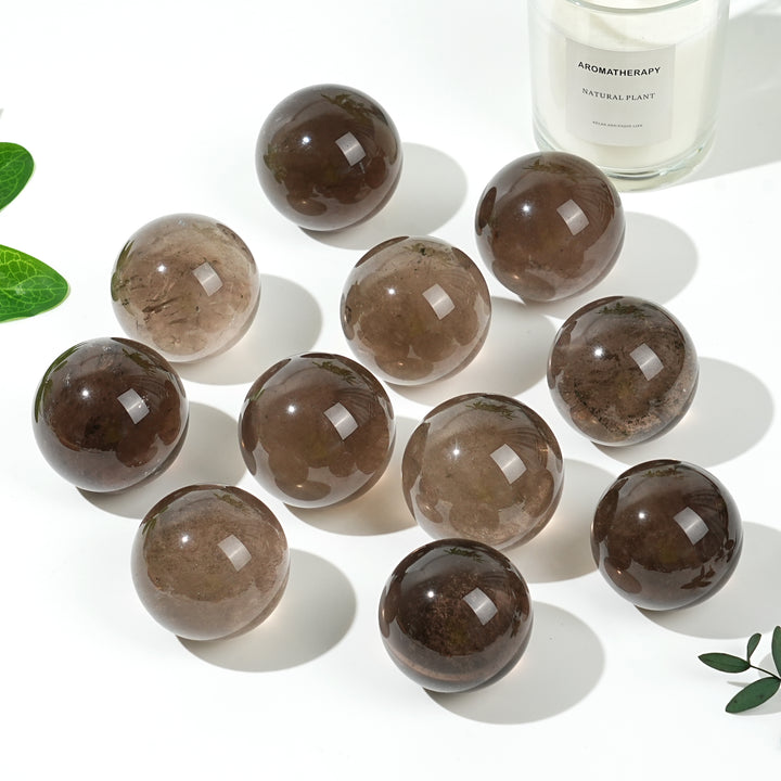 Natural Smokey Quartz Sphere