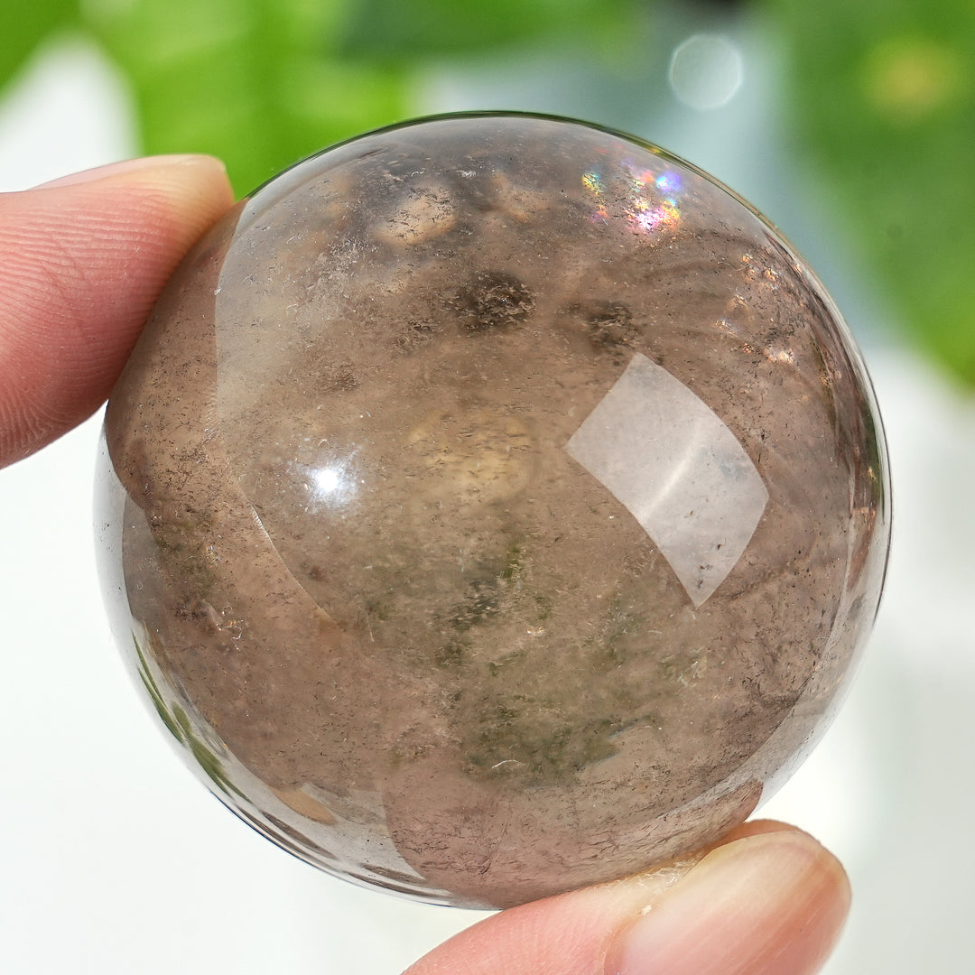Natural Smokey Quartz Sphere