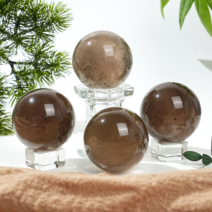 Natural Smokey Quartz Sphere