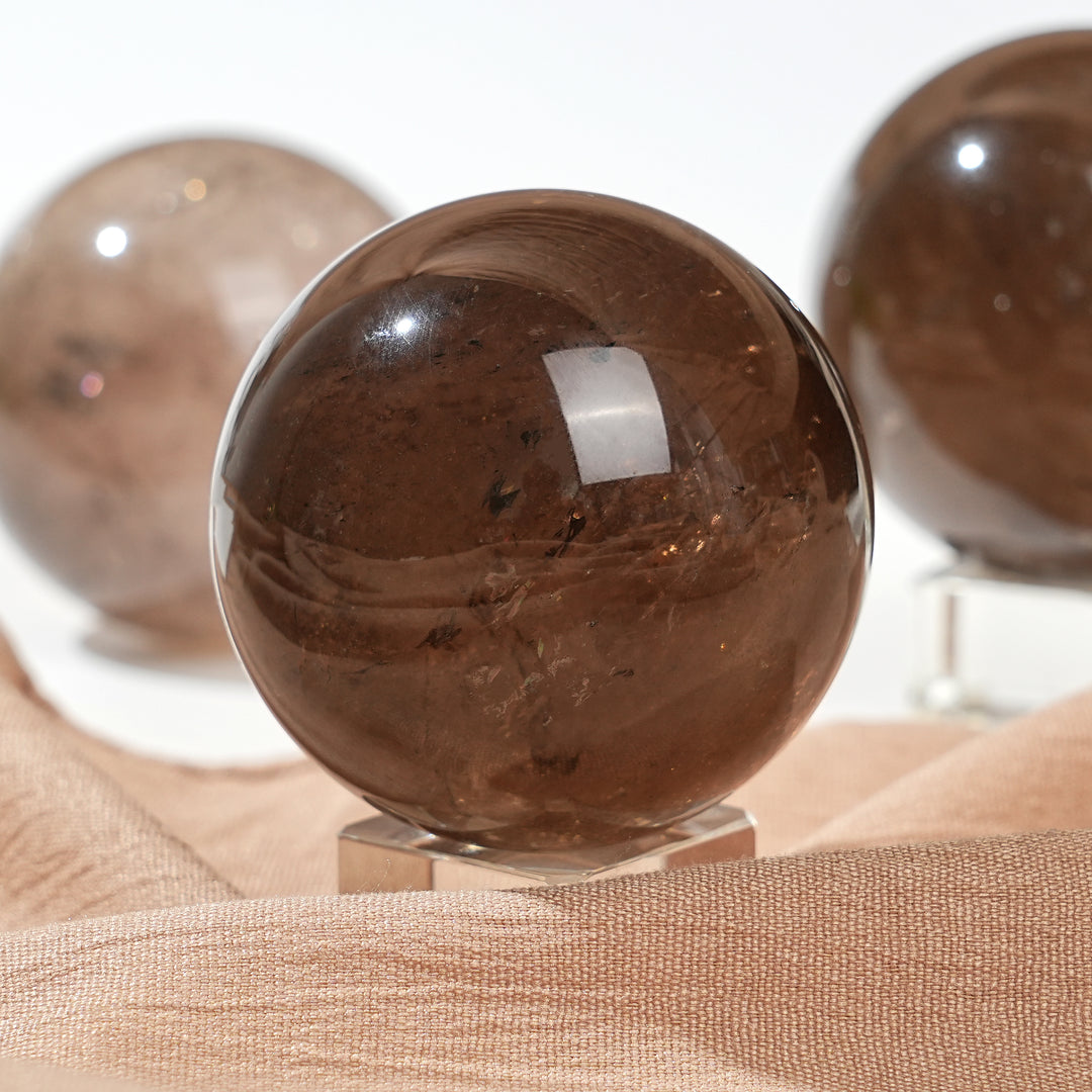 Natural Smokey Quartz Sphere