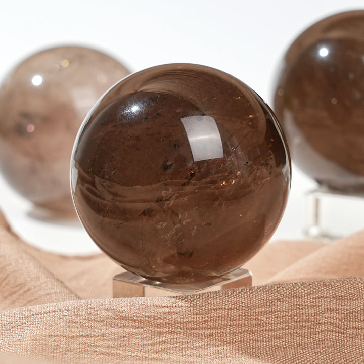 Natural Smokey Quartz Sphere