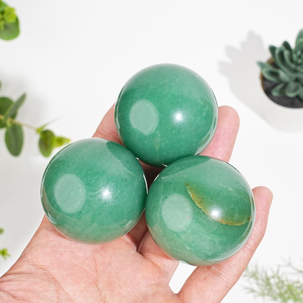 Natural Crystal Green Aventurine Sphere