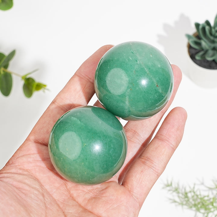 Natural Crystal Green Aventurine Sphere