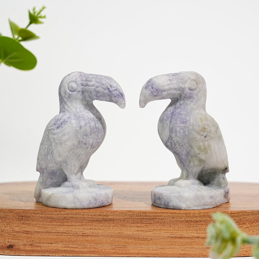 Natural Crystal Carving Toucan