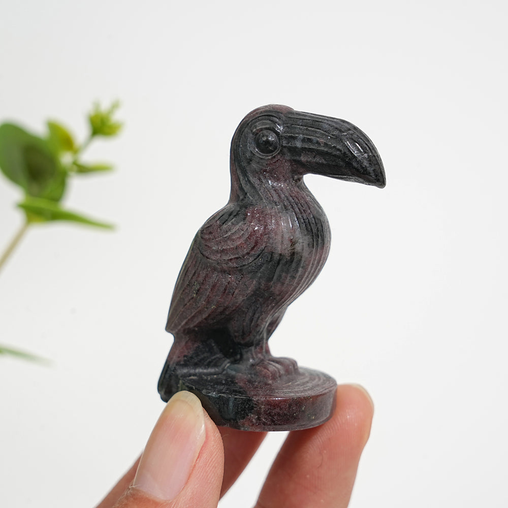 Natural Crystal Carving Toucan
