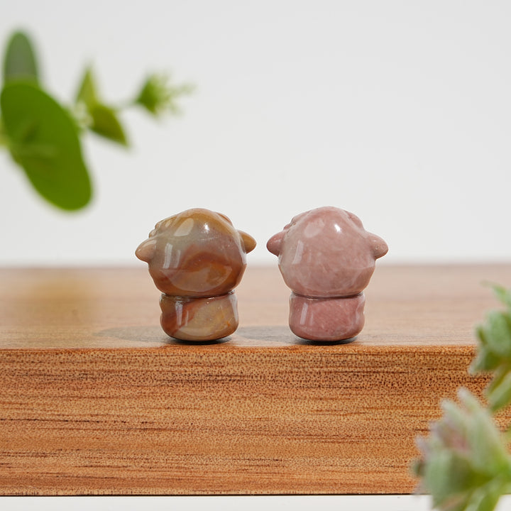 Natural Crystal Alashan Agate Little Sheep