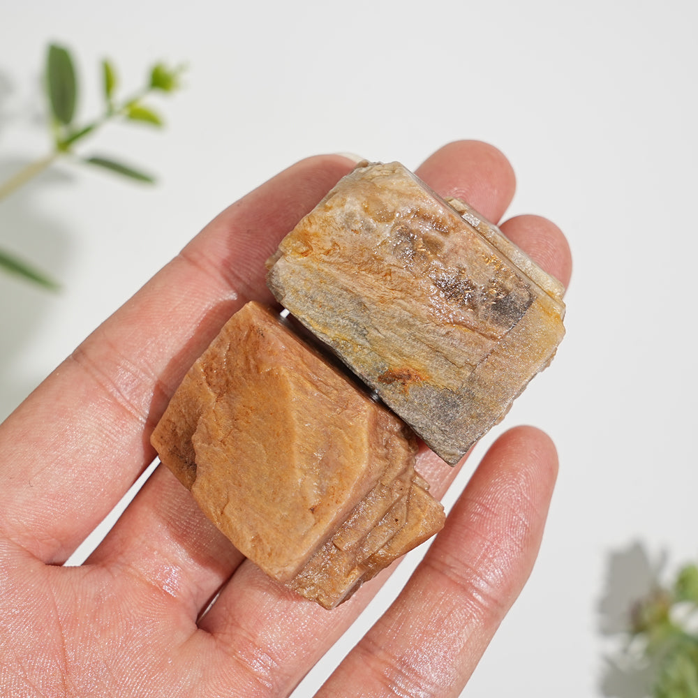 Natural Raw Crystal Rainbow Lattice