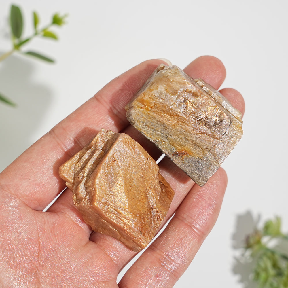 Natural Raw Crystal Rainbow Lattice