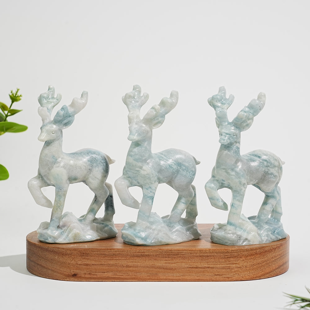Natural Crystal Carving Sika Deer