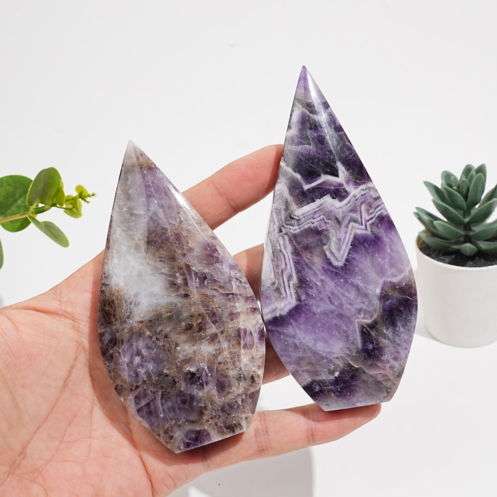 Natural Crystal Dream Amethyst Teardrop