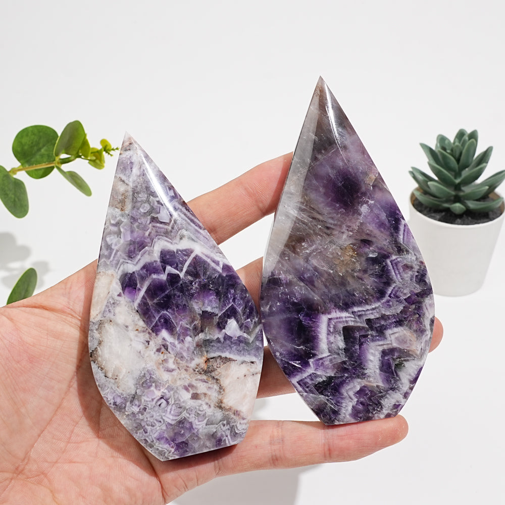 Natural Crystal Dream Amethyst Teardrop