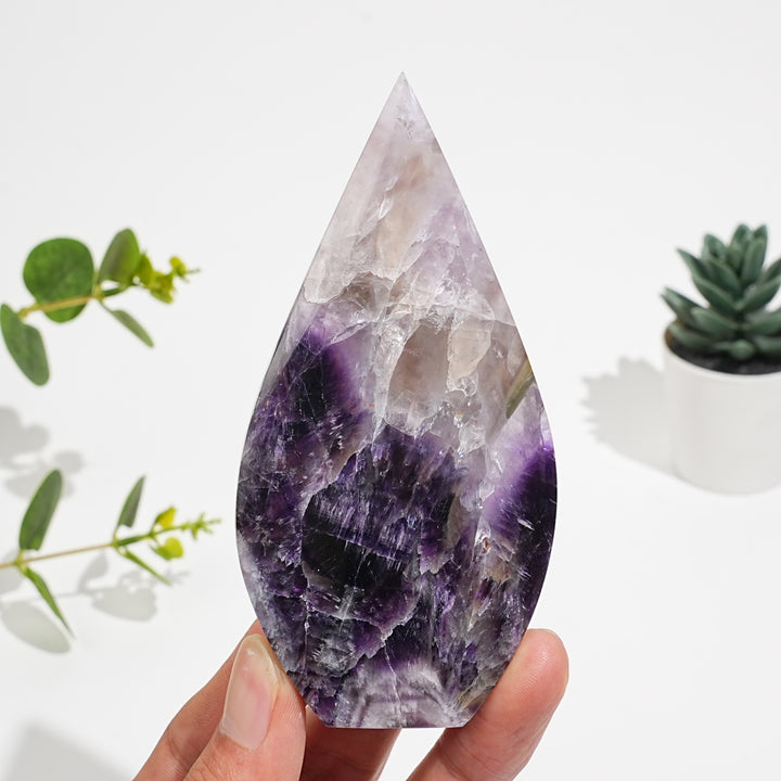 Natural Crystal Dream Amethyst Teardrop