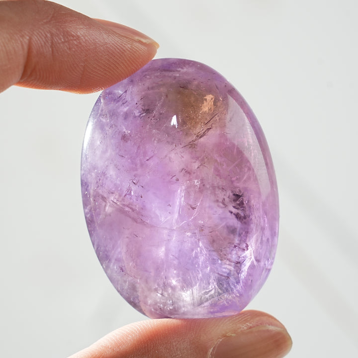 Natural Ametrine Palm Stone