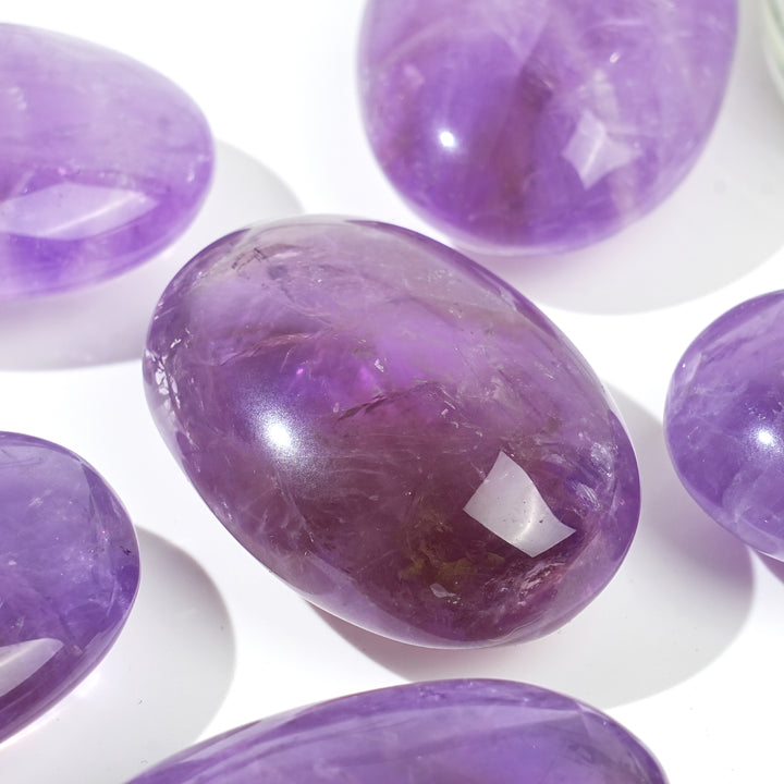 Natural Ametrine Palm Stone