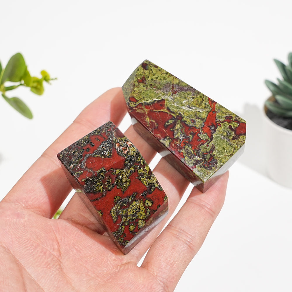 Natural Crystal Dragon Blood Stone Freeform