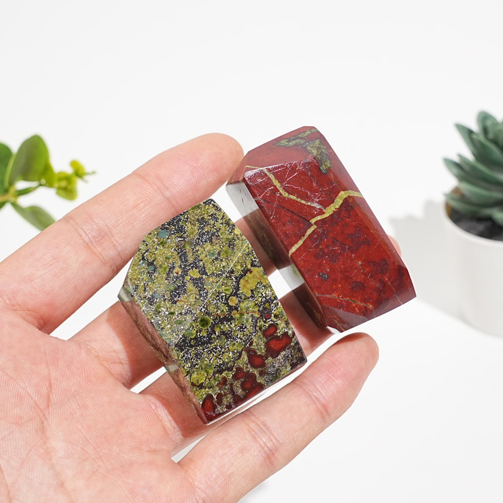 Natural Crystal Dragon Blood Stone Freeform