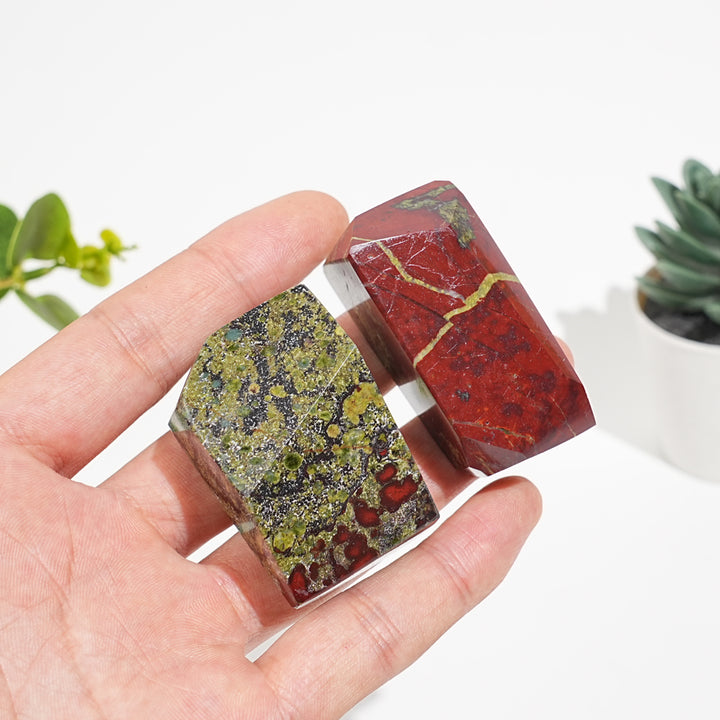 Natural Crystal Dragon Blood Stone Freeform