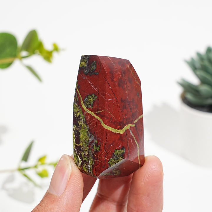 Natural Crystal Dragon Blood Stone Freeform