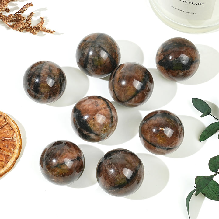 Natural Chiastolite Sphere