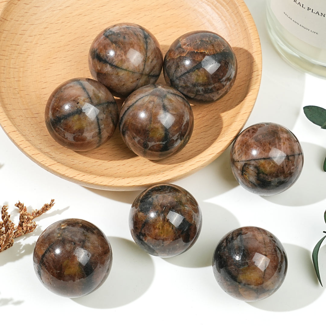 Natural Chiastolite Sphere
