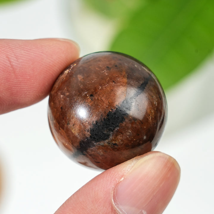 Natural Chiastolite Sphere