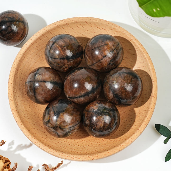 Natural Chiastolite Sphere