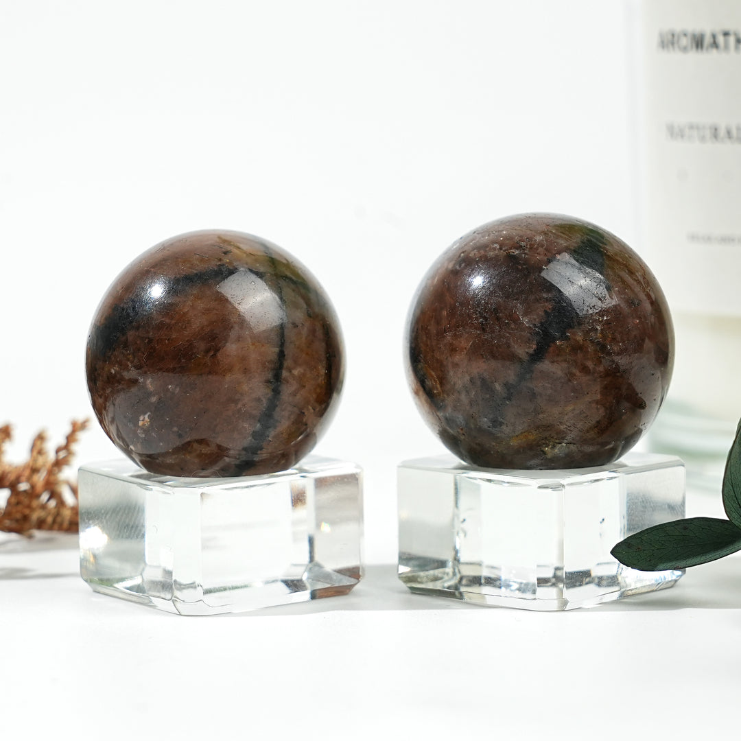 Natural Chiastolite Sphere