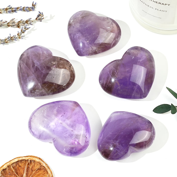 Natural Ametrine Heart